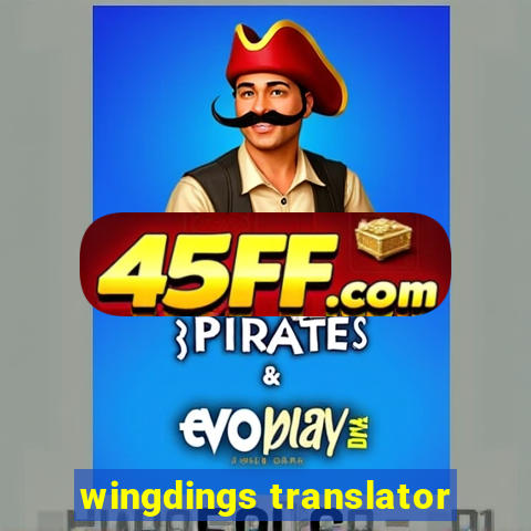 wingdings translator